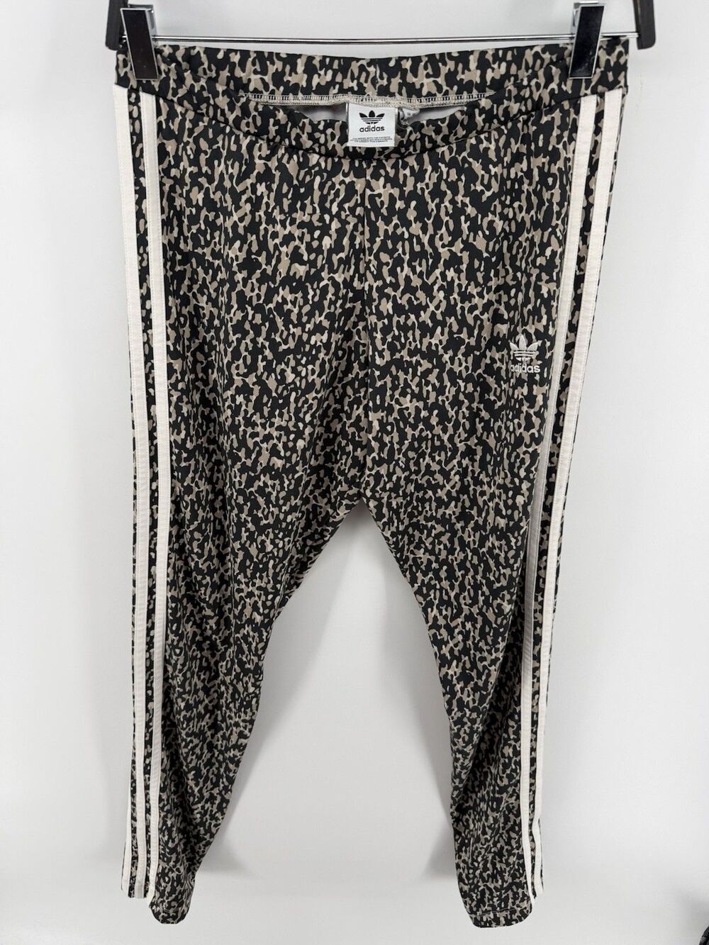 Woman’s Adidas Originals Leoflage Legging Leopard Print Animal Tan Size US M #P